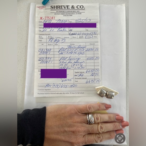 SUNA Bro. platinum and pink diamond set - Picture 3 of 8